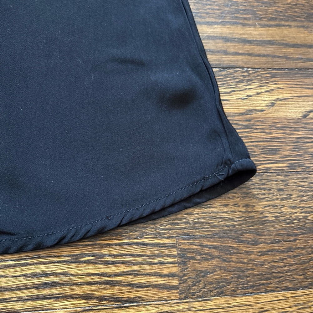 Chic Black Ruffle Blouse - Picture 4 of 6